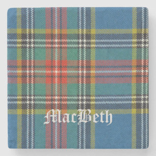 Dessous-de-verre En Pierre MacBeth, MacBeth Scottish Tartan, MacBeth