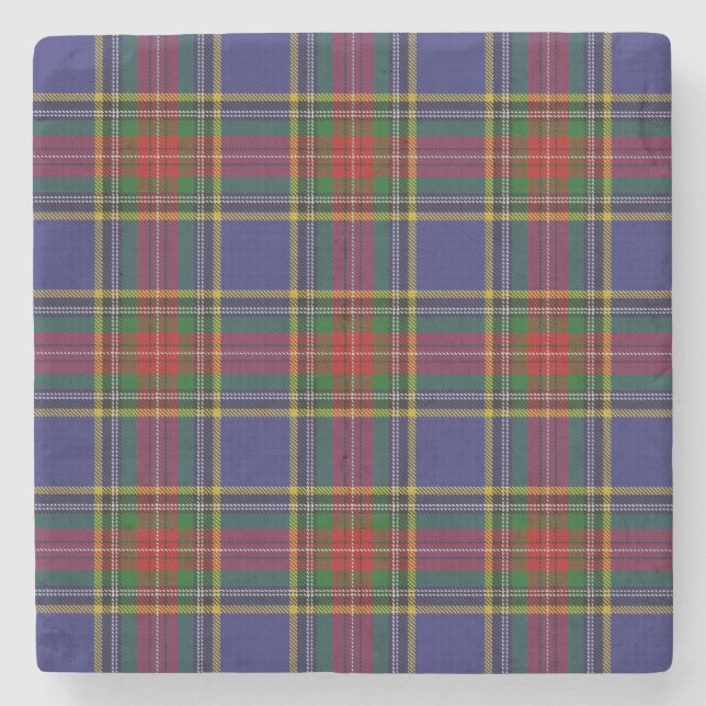 Dessous-de-verre En Pierre MacBeth Tartan (Devant)