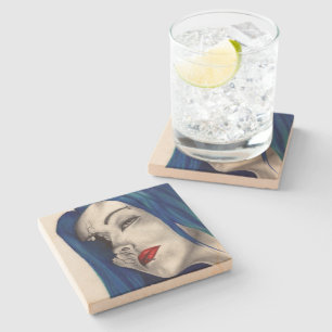 Dessous-de-verre En Pierre Magnifiquement Broken Imaginaire Goth Horror Surre