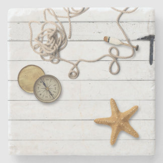 Dessous-de-verre En Pierre Maison de plage Dessous de verre de pierre