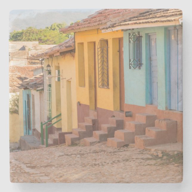 Dessous-de-verre En Pierre Maisons résidentielles, Trinidad, Cuba (Devant)
