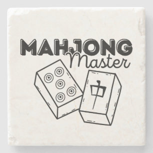 Dessous-de-verre En Pierre Maître Mahjong