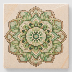 Dessous-de-verre En Pierre Mandala