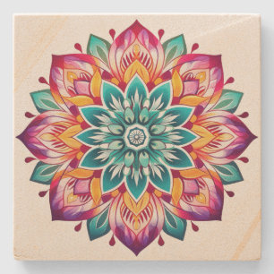 Dessous-de-verre En Pierre Mandala