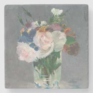 Dessous-de-verre En Pierre Manet   fleurit dans un vase en cristal, c.1882