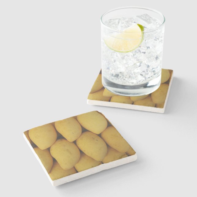 Dessous-de-verre En Pierre Mango (Côté)