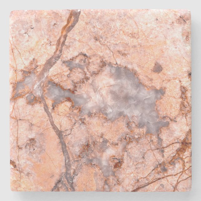 Dessous-de-verre En Pierre Marble et Quartz (Devant)