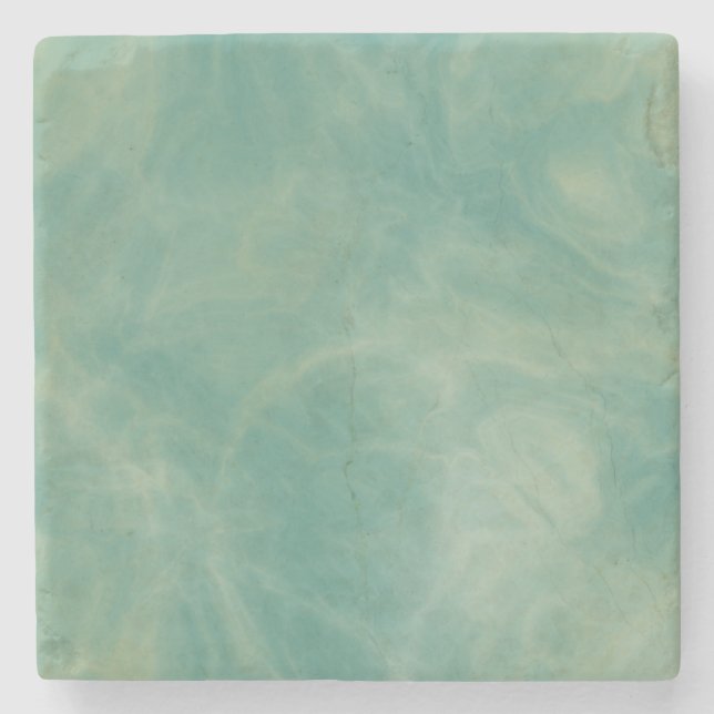 Dessous-de-verre En Pierre marbre vert abstrait   (Devant)
