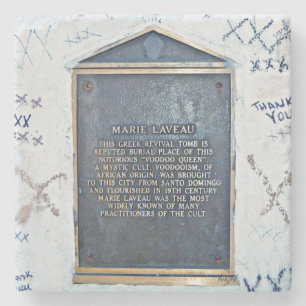 Dessous-de-verre En Pierre Marie Laveau Tomb, Marie Laveau, Nouvelle-Orléans