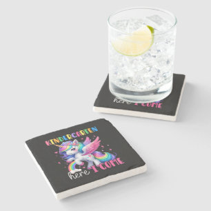 Dessous-de-verre En Pierre Maternelle j'arrive licorne rentrée scolaire
