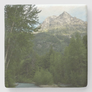 Dessous-de-verre En Pierre McDonald Creek au parc national des Glaciers