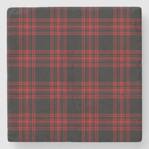 Dessous-de-verre En Pierre Menzies Hunting Tartan 