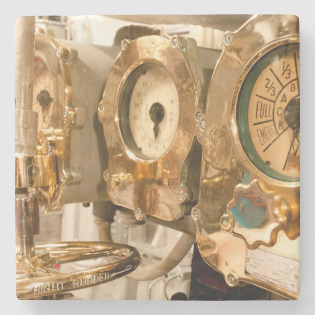 Dessous-de-verre En Pierre Mesures et instruments de navigation sur le (Devant)