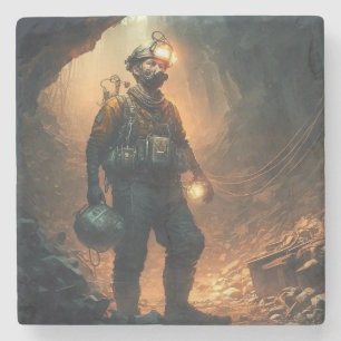 Dessous-de-verre En Pierre Mines dangereuses