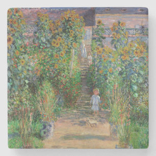 Dessous-de-verre En Pierre Monet Garden Vetheuil Impressionim Peinture