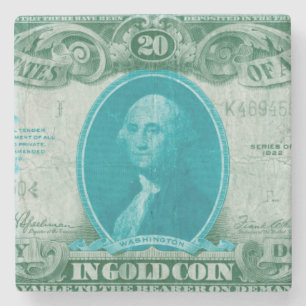 Dessous-de-verre En Pierre Monnaie moderne V