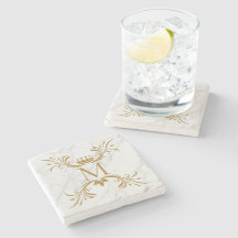 Monogramme doré personnalisé