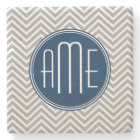 Monogramme personnalisé Motif de la marine et de G