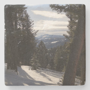 Dessous-de-verre En Pierre Montagnes Madison en hiver dans le Montana