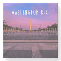 Monument de Washington au coucher du soleil
