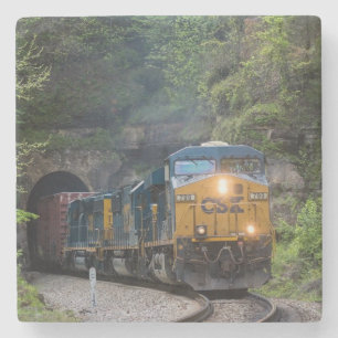 Dessous-de-verre En Pierre Moteur de train diesel classique