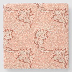 Dessous-de-verre En Pierre Motif Apple (par William Morris)