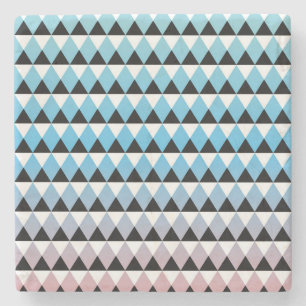 Dessous-de-verre En Pierre Motif aztèque tribal d'Ombre