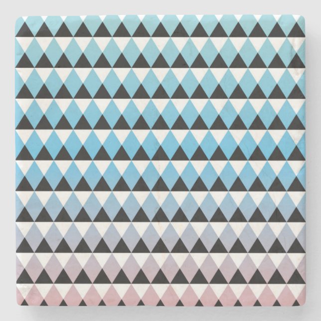 Dessous-de-verre En Pierre Motif aztèque tribal d'Ombre (Devant)