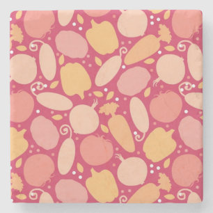Dessous-de-verre En Pierre Motif coloré de légumes