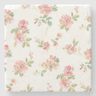 Dessous-de-verre En Pierre Motif de fleurs