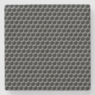 Dessous-de-verre En Pierre Motif de grille en métal - arrière - plan