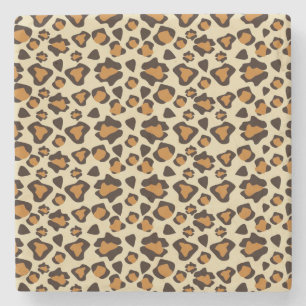 Dessous-de-verre En Pierre Motif de peau de guépard