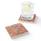 Motif en pierre orange Jasper