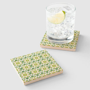 Dessous-de-verre En Pierre Motif Feuille, Motif De Feuilles, Feuilles Verts