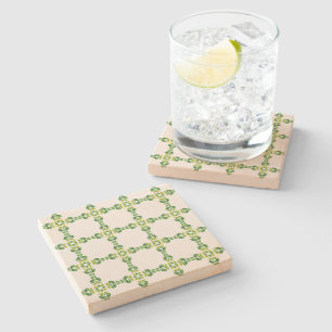 Dessous-de-verre En Pierre Motif Feuille, Motif De Feuilles, Feuilles Verts