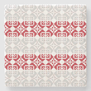 Dessous-de-verre En Pierre Motif géométrique SUN du matin letton II