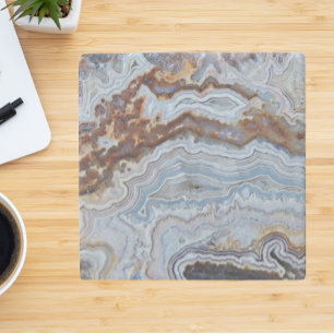 Dessous-de-verre En Pierre Motif Lace Agate Rock