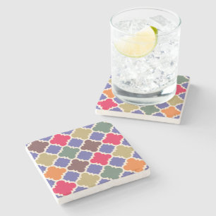 Dessous-de-verre En Pierre Motif marocain de mosaïque
