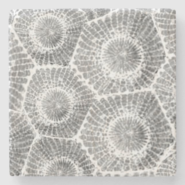 Dessous-de-verre En Pierre Motif Petoskey Stone (Devant)