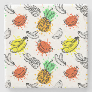 Dessous-de-verre En Pierre Motif sans couture Vector Graphic