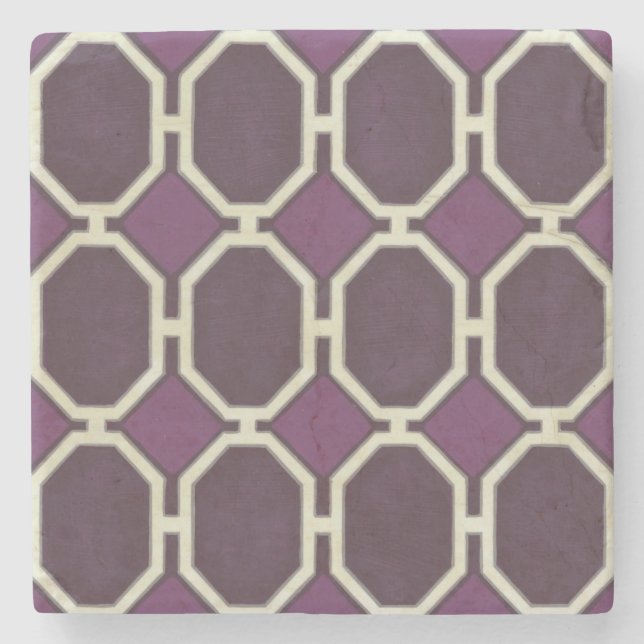 Dessous-de-verre En Pierre Motifs de marché VIII (Devant)