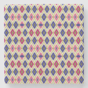 Dessous-de-verre En Pierre Motifs géométriques : Illustration textile traditi