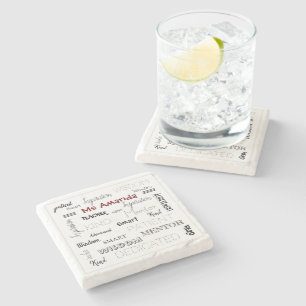 Dessous-de-verre En Pierre Mots Inspirants Appréciation de l'enseignant mento