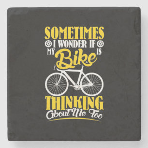 Dessous-de-verre En Pierre My Bike Thinking About