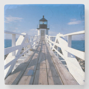 Dessous-de-verre En Pierre NA, USA, Maine, Port Clyde.  Point Marshall 2