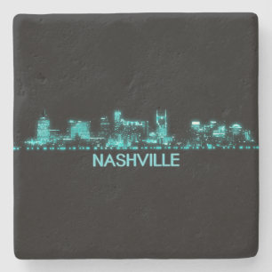 Dessous-de-verre En Pierre Nashville Skyline