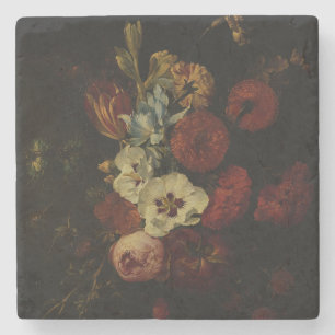 Dessous-de-verre En Pierre Nature morte avec fleurs