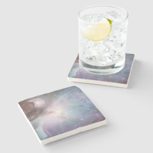 Dessous-de-verre En Pierre Nébuleuse Orion Astronomie bleu Violet rose ciel é