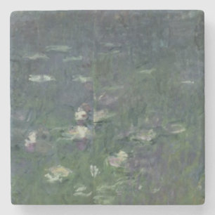 Dessous-de-verre En Pierre Nénuphars de Claude Monet : Matin, 1914-18