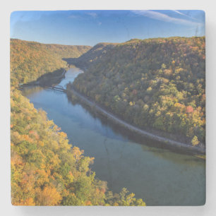 Dessous-de-verre En Pierre New River Gorge At Hawks Nest State Park